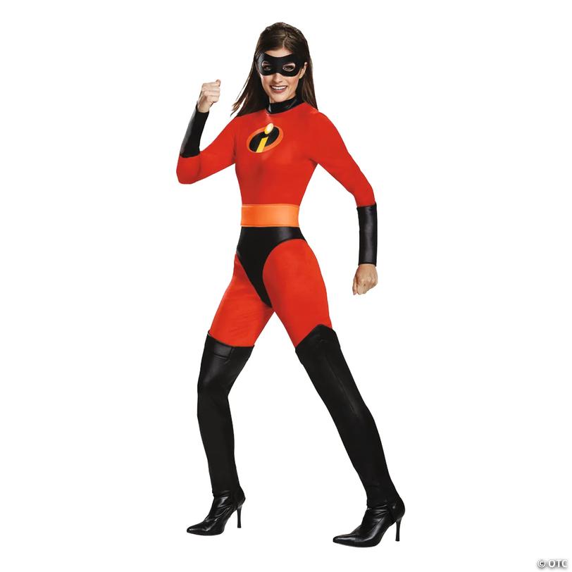 Women&amp;#8217;s Plus Size Classic The Incredibles&amp;#8482; Mrs. Incredible Costume - XXL Image