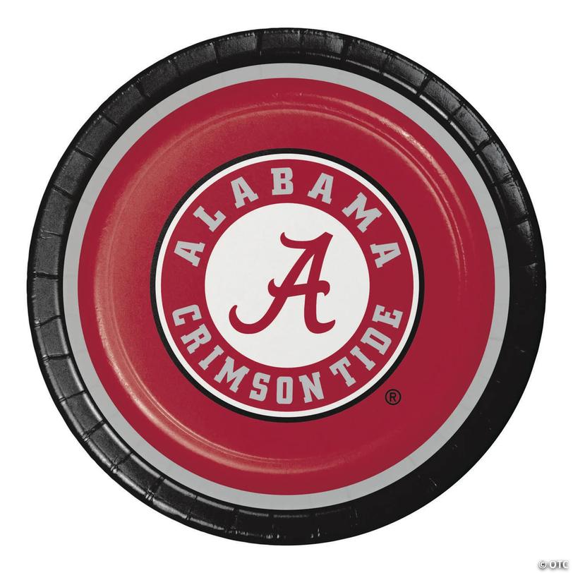 Ncaa University Of Alabama Paper Plates - 24 Ct. Image