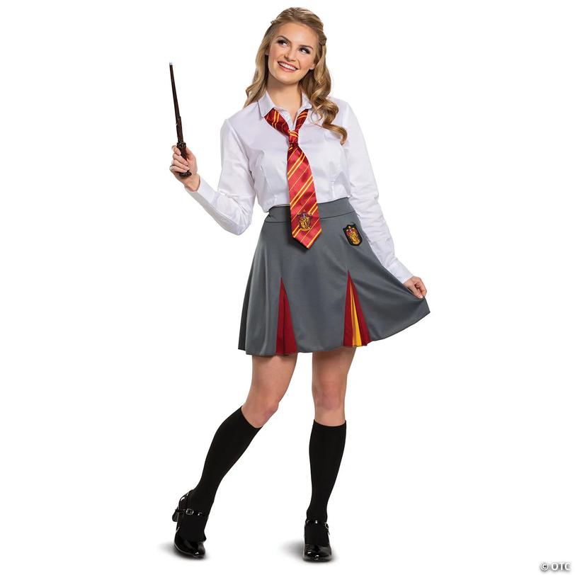 Kids Harry Potter&amp;#8482; Gryffindor Skirt Costume Accessory - Extra Large 14-16 Image