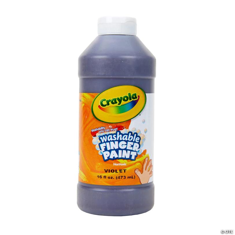 Crayola Washable Finger Paint, Violet, 16 oz Image