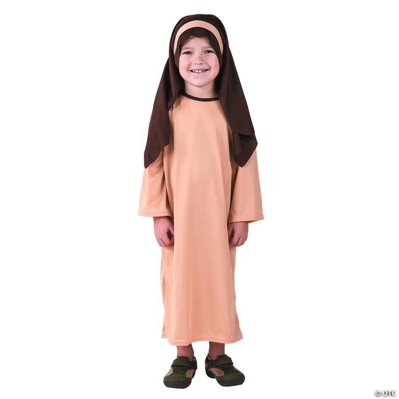 Toddler Shepherd Nativity Costume with Headscarf - 3T-4T Image