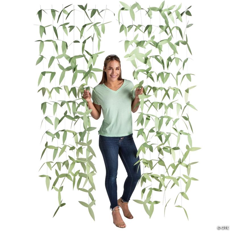 Paper Greenery Hanging Curtain Image