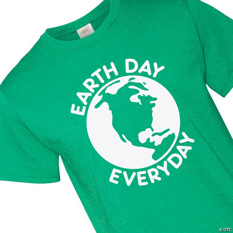 Earth Day Everyday Adults T-Shirt - Large Image