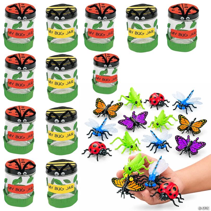 DIY Bug Jars with Bug Toys Craft Kit for 12 Image
