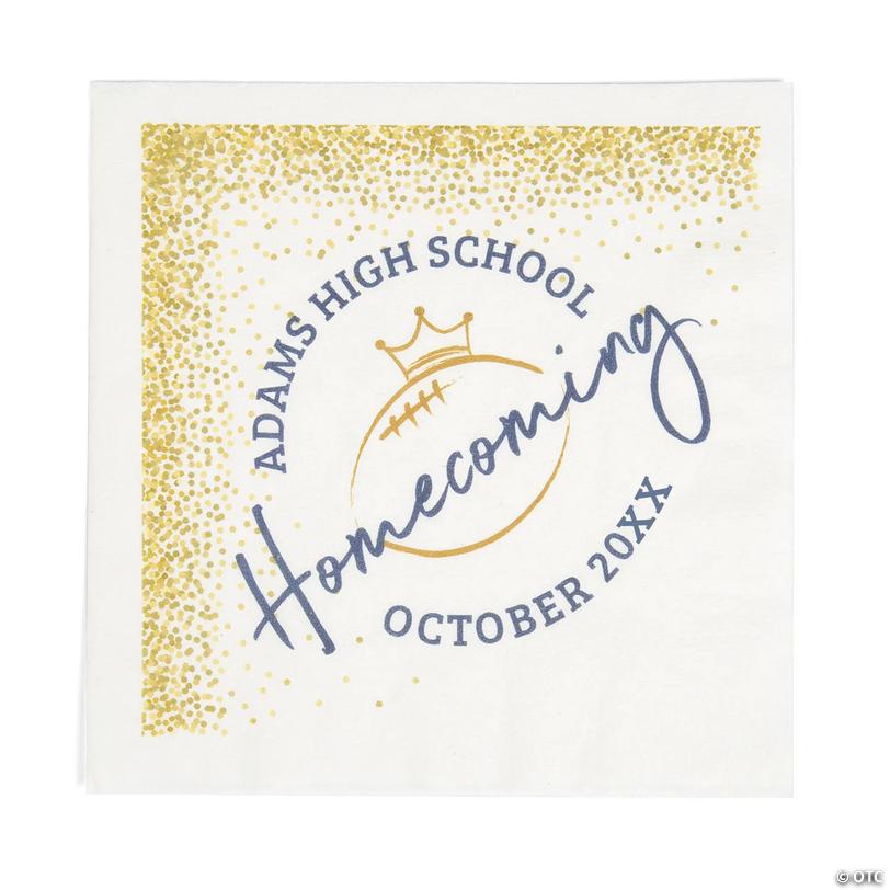 Bulk 50 Pc. Personalized Homecoming Paper Luncheon Napkins Image