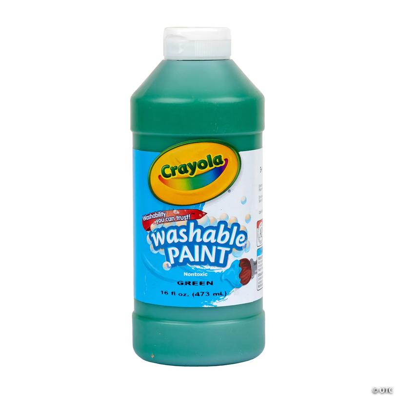16-oz. Crayola&amp;#174; Green Washable Paint Image