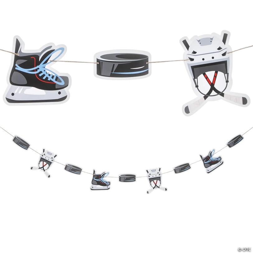 7 1/4" Hockey Garland Image