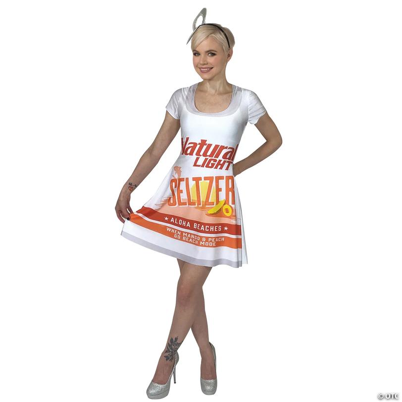 Women's Natural Light Skater Dress Costume - Small/Medium Image