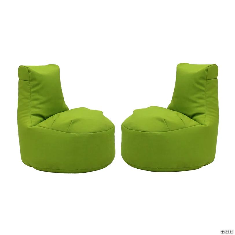 Factory Direct Partners Element Indoor/Outdoor Paddle Out Bean Bag Set, 2-Pack - Lime Image
