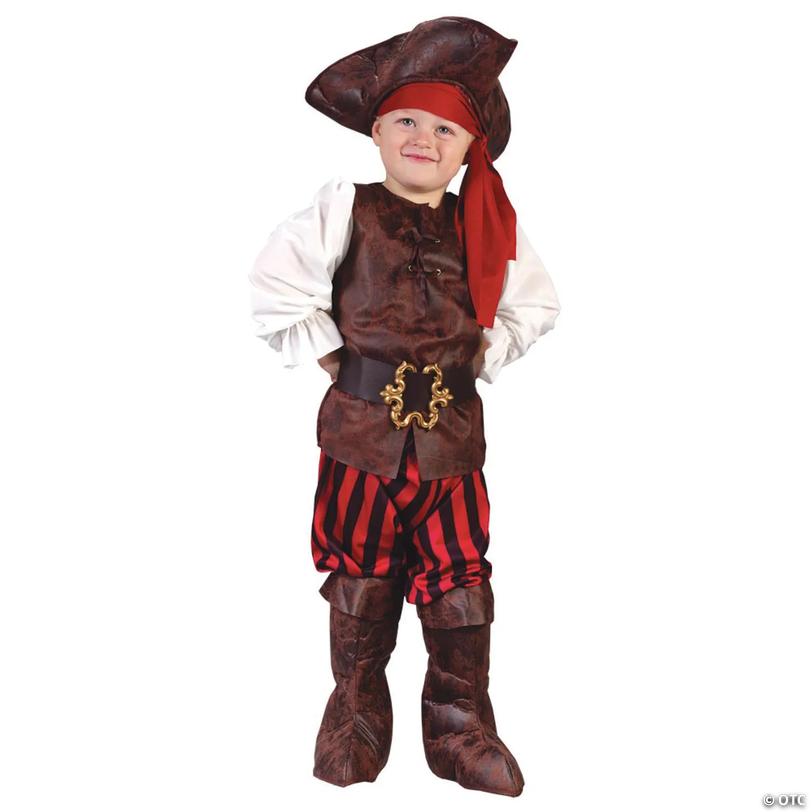 Toddler High Seas Pirate Costume - 3T-4T Image