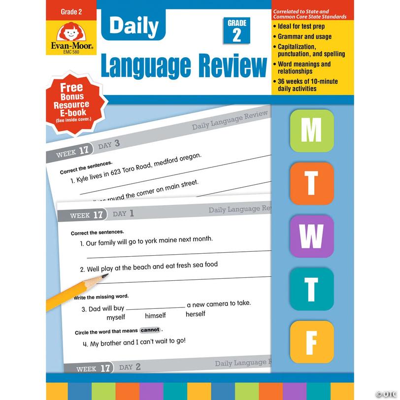 Evan-Moor Daily Language Review Gr 2 Image