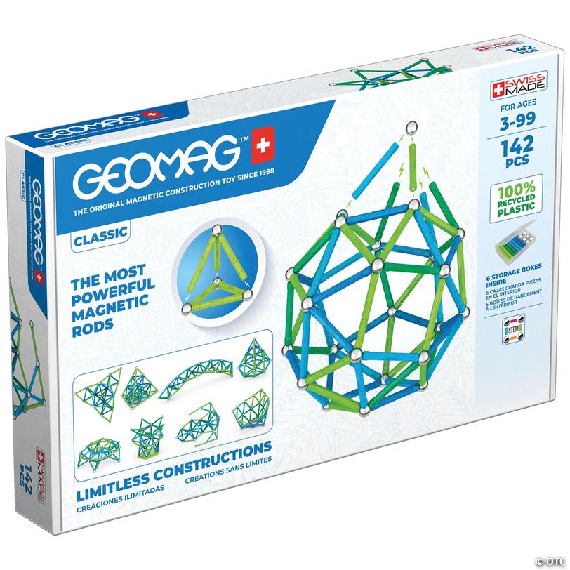 Bulk 142 Pc. Geomag™ Green Line Color