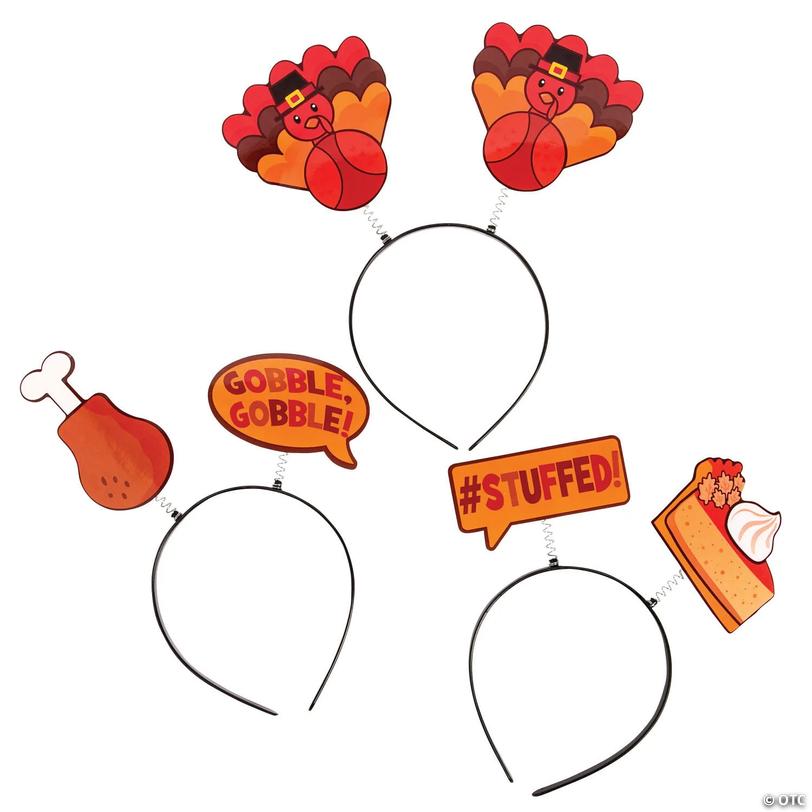 Thanksgiving Dinner Head Boppers - 12 pc Image