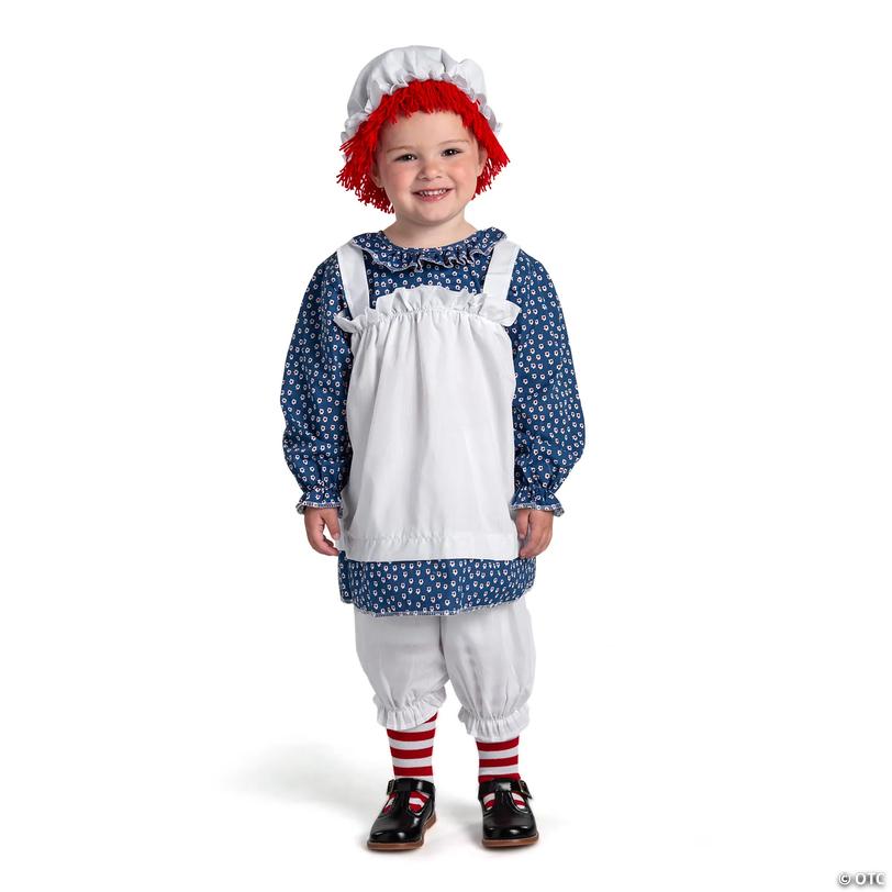 Toddler Raggedy Ann Dress Costume - 2T-4T Image