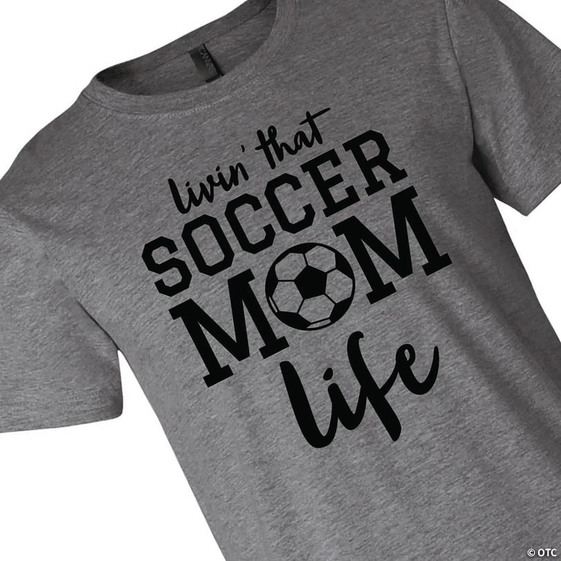 Soccer Mom Life Adults T-Shirt Image