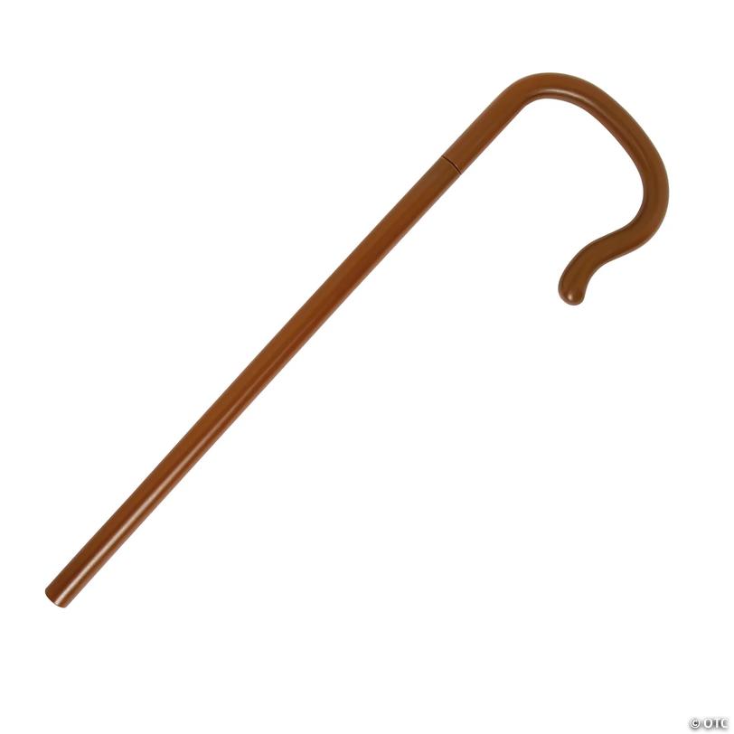 26" Toddler&amp;#8217;s Shepherd&amp;#8217;s Crook Plastic Nativity Costume Prop Image