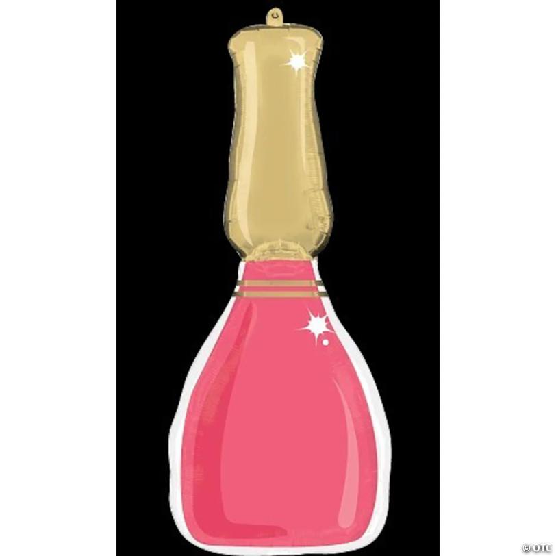 Anagram&amp;#174; Nail Polish Bottle-Shaped 41" Mylar Balloon Image