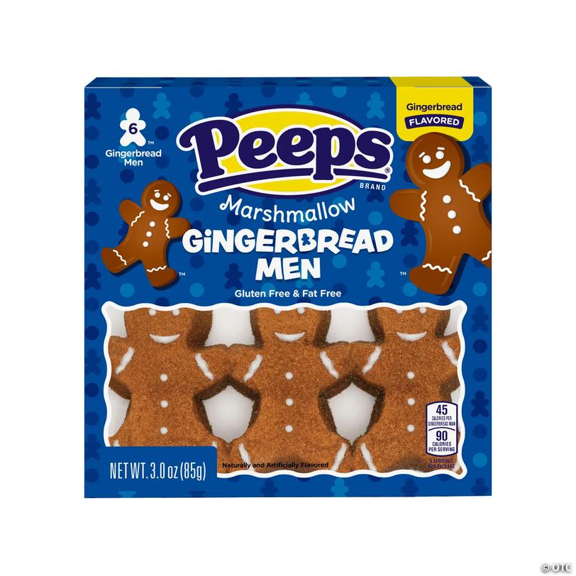 PEEPS<sup>&amp;#174;</sup> Marshmallow Gingerbread Men - 6 pc Image