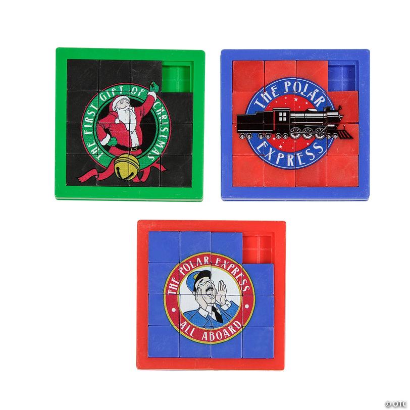 Mini The Polar Express&amp;#8482; Slide Puzzles - 12 pc Image