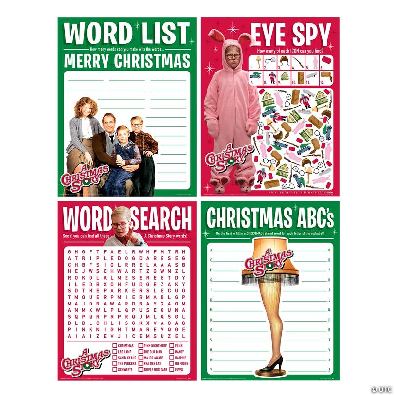 Bulk A Christmas Story&amp;#8482; Family Games - 96 pc Image