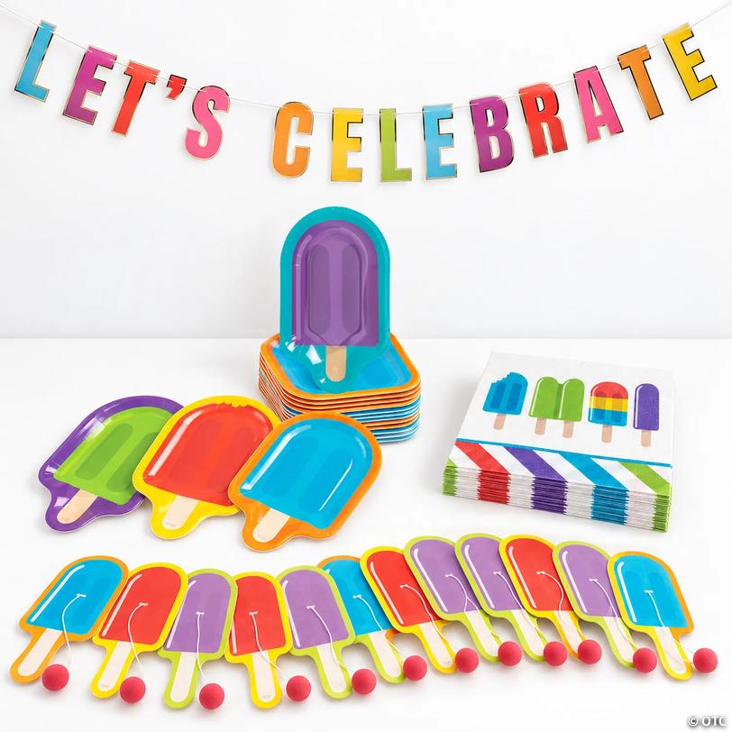 Summer Ice Pop Dessert Party Pack for 12 Guests Image