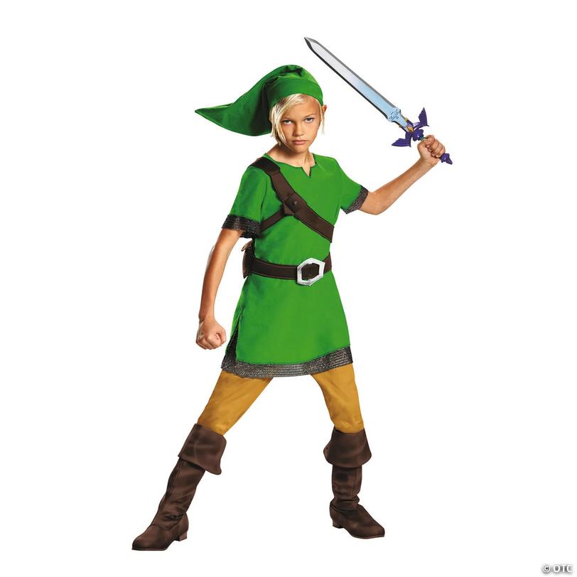 Boy's Classic Legend of Zelda&amp;#8482; Link Costume - Medium 7-8 Image
