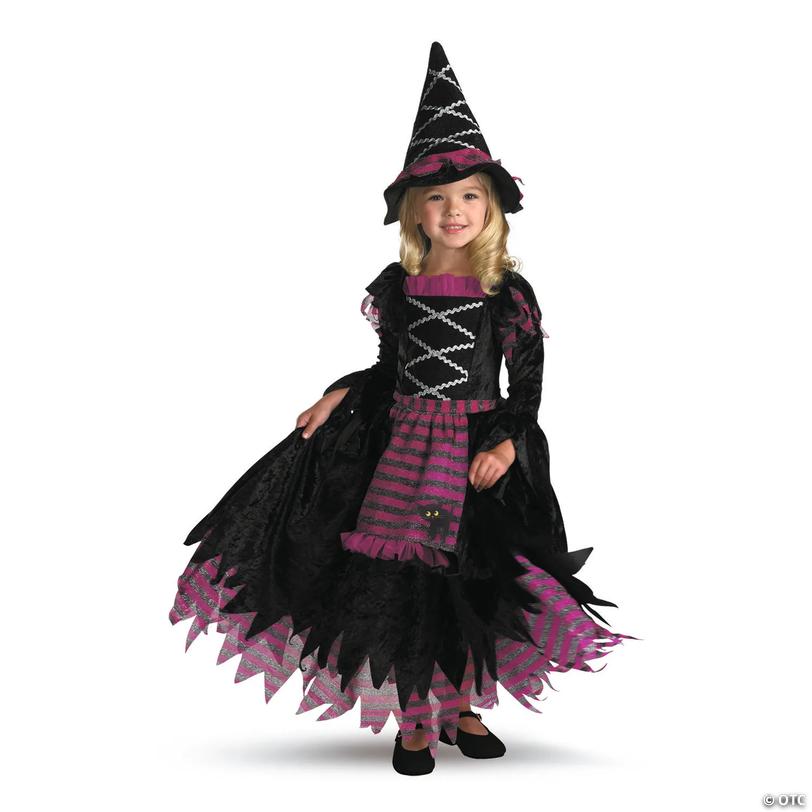 Toddler Girl&amp;#8217;s Fairy Tale Witch Gown Costume - 2T Image