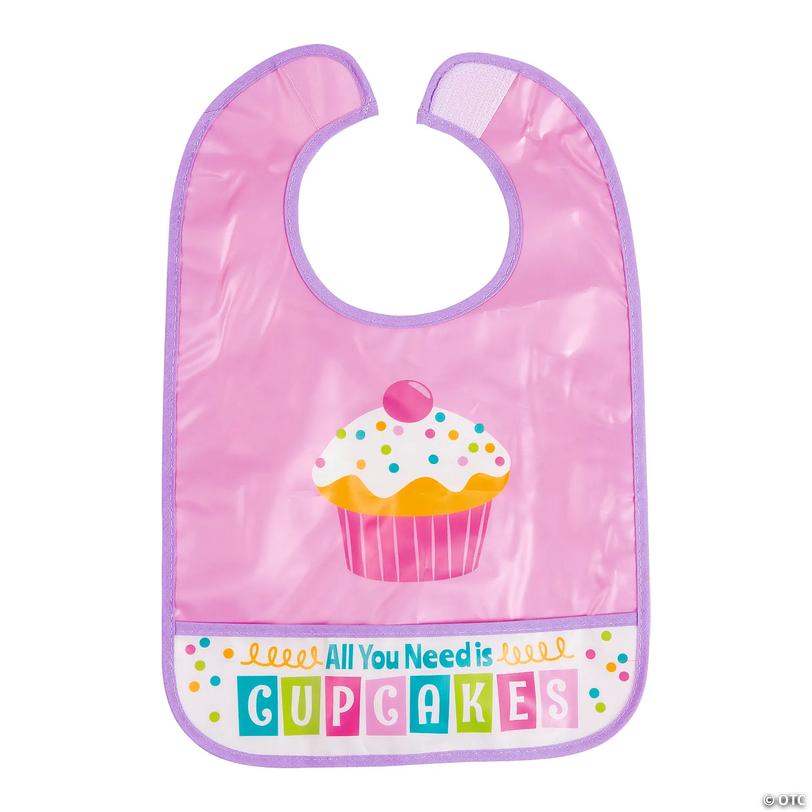 Cupcake Sprinkles Baby Bib Image