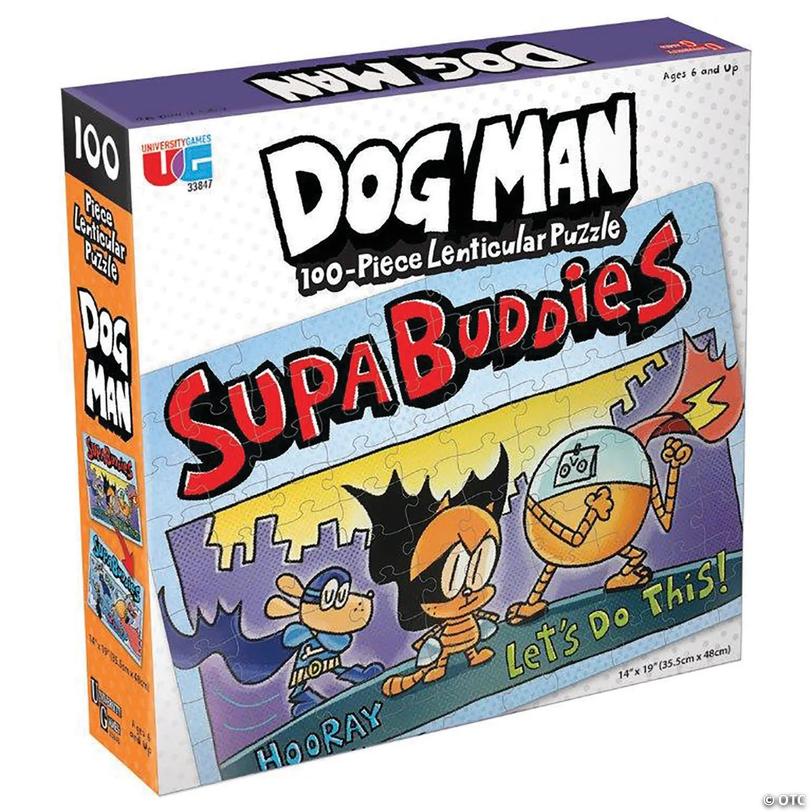 University Games Dog Man Supa Buddies Puzzle Image