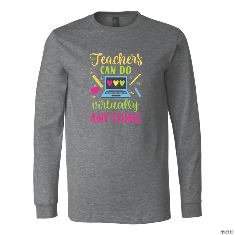 Teachers Can Do Virtually Anything Adult&amp;#8217;s T-Shirt - 2XL Image