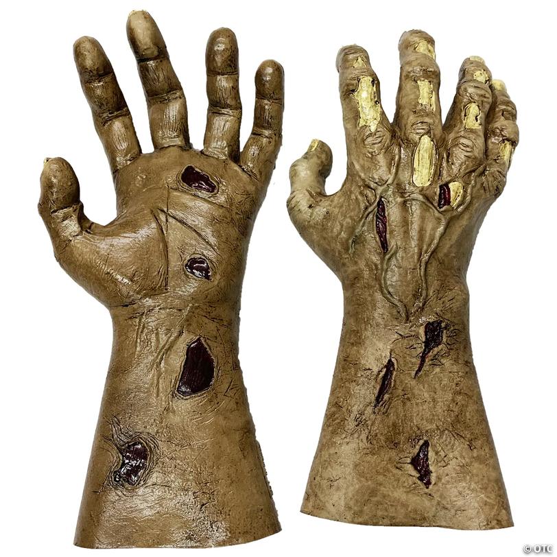 Adults Latex Zombie Hands Costume Accessory Image