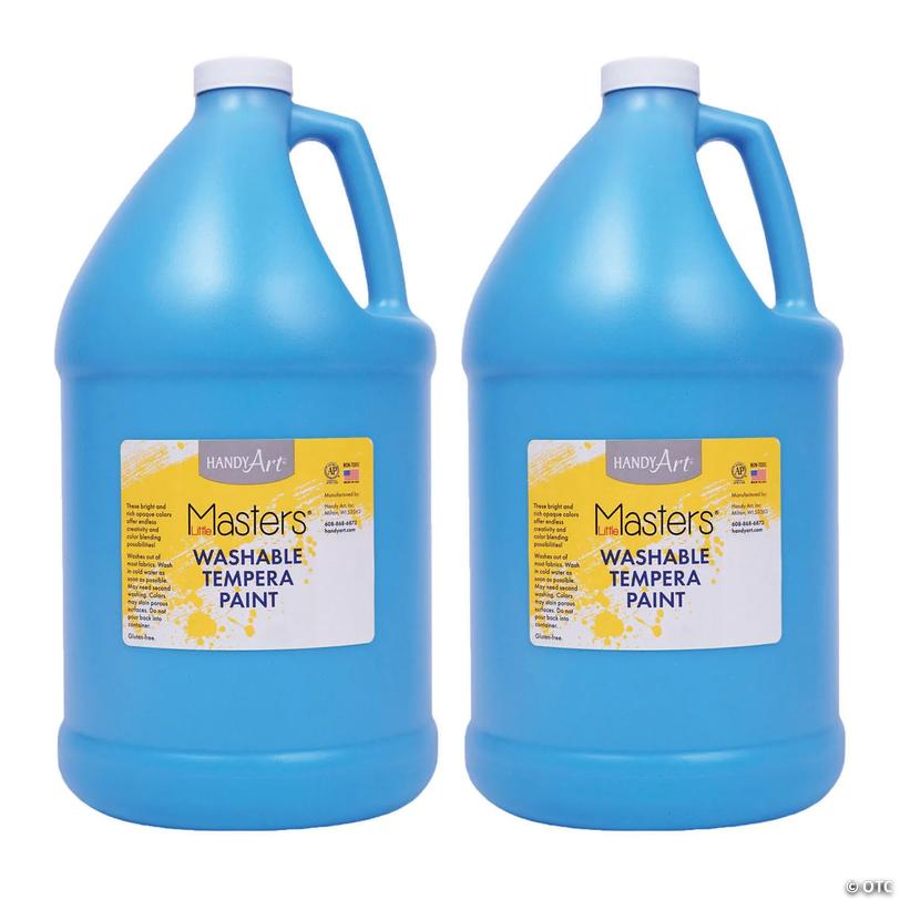 Handy Art LittleMasters Washable Tempera Paint Blu Image