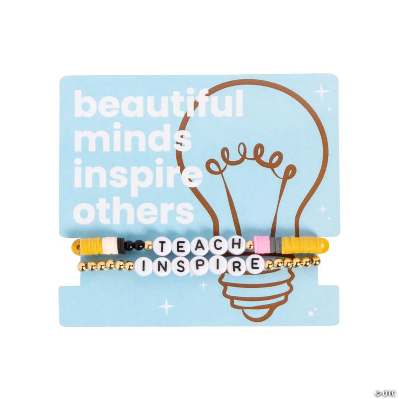 Teacher Bracelets with Card for 12 Image