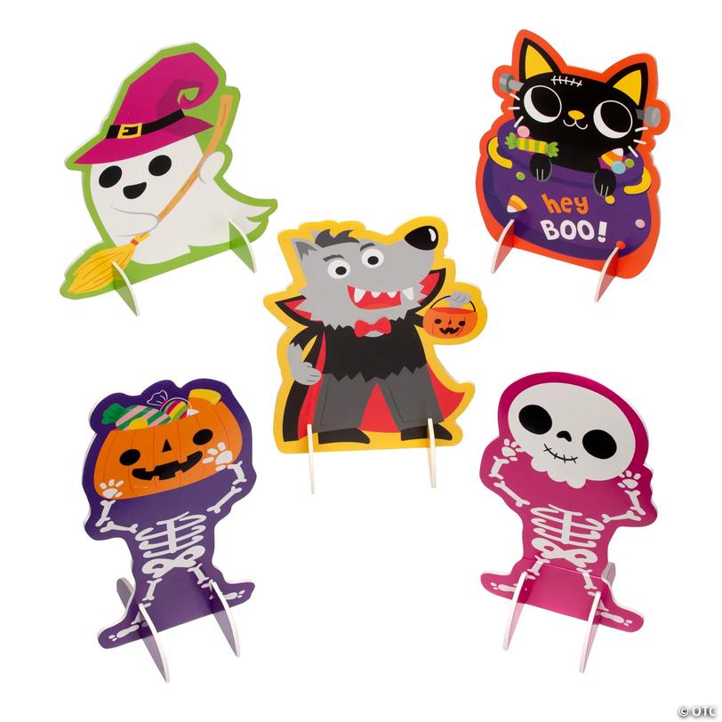 Boo Crew Halloween Character Centerpieces - 5 pc Image