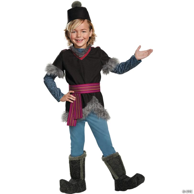 Boy's Deluxe Frozen Kristoff Costume - Small Image