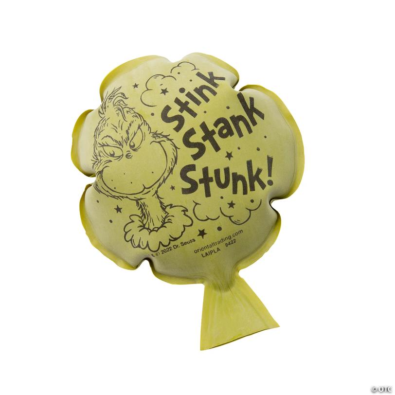 Mini Dr. Seuss&amp;#8482; The Grinch Green Whoopee Cushions - 12 pc Image