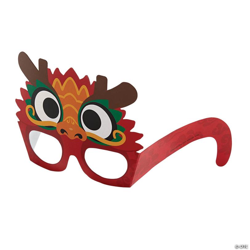 Lunar New Year Dragon Glasses - 12 Pc. Image