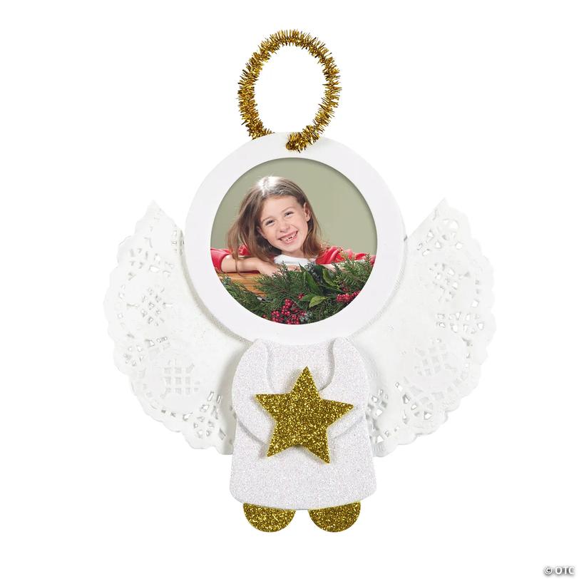 Photo Angel Christmas Ornament Craft Kit - Makes 12 Image