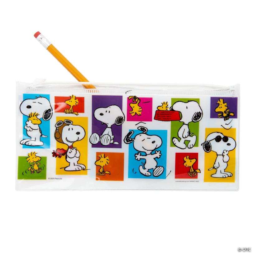Peanuts<sup>&amp;#174;</sup> Snoopy &amp; Woodstock Pencil Cases - 12 Pc. Image