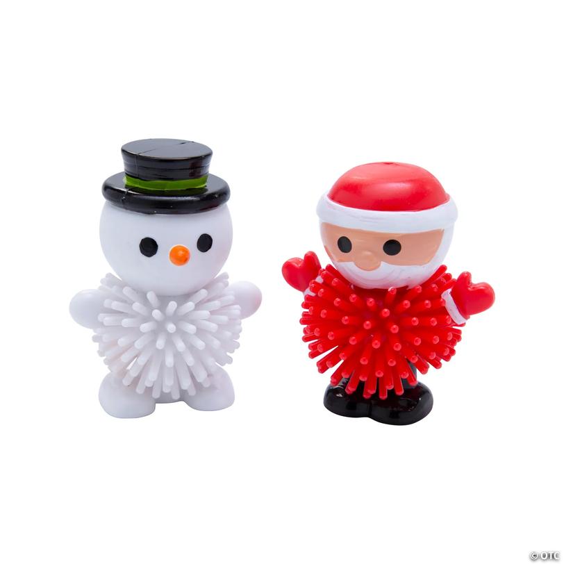 Mini Christmas Porcupine Characters - 12 Pc. Image