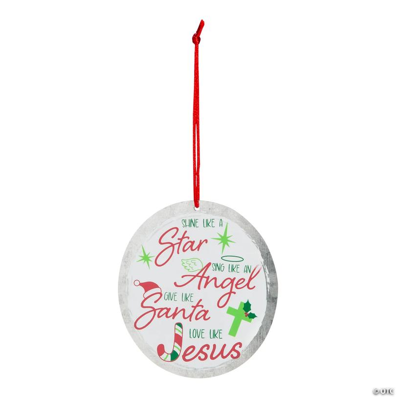 Love Like Jesus Christmas Ornaments - 12 Pc. Image