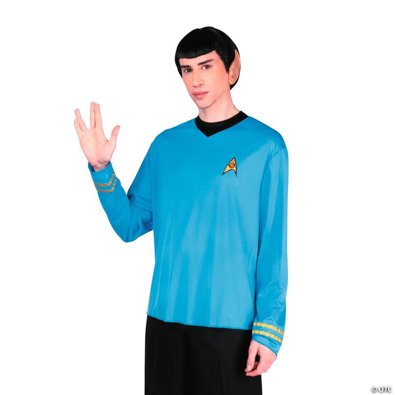 Adults Star Trek&amp;#8482; Spock Long Sleeve Costume Top - Extra Large Image