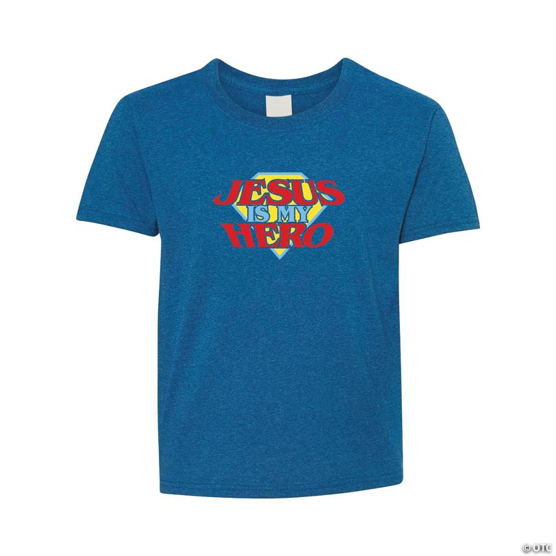 Jesus is My Hero Youth T-Shirt Image