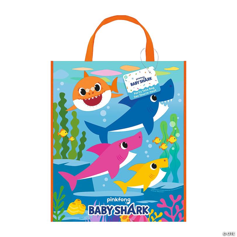 Large Baby Shark Tote Bag Image