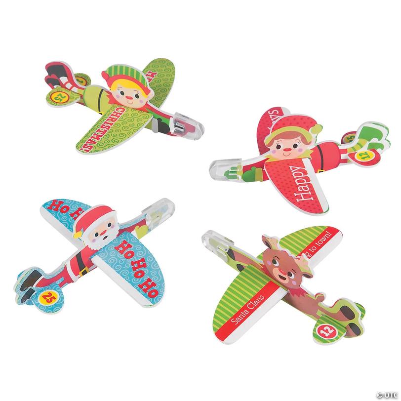 Bulk Mini Christmas Character Gliders - 48 pc Image