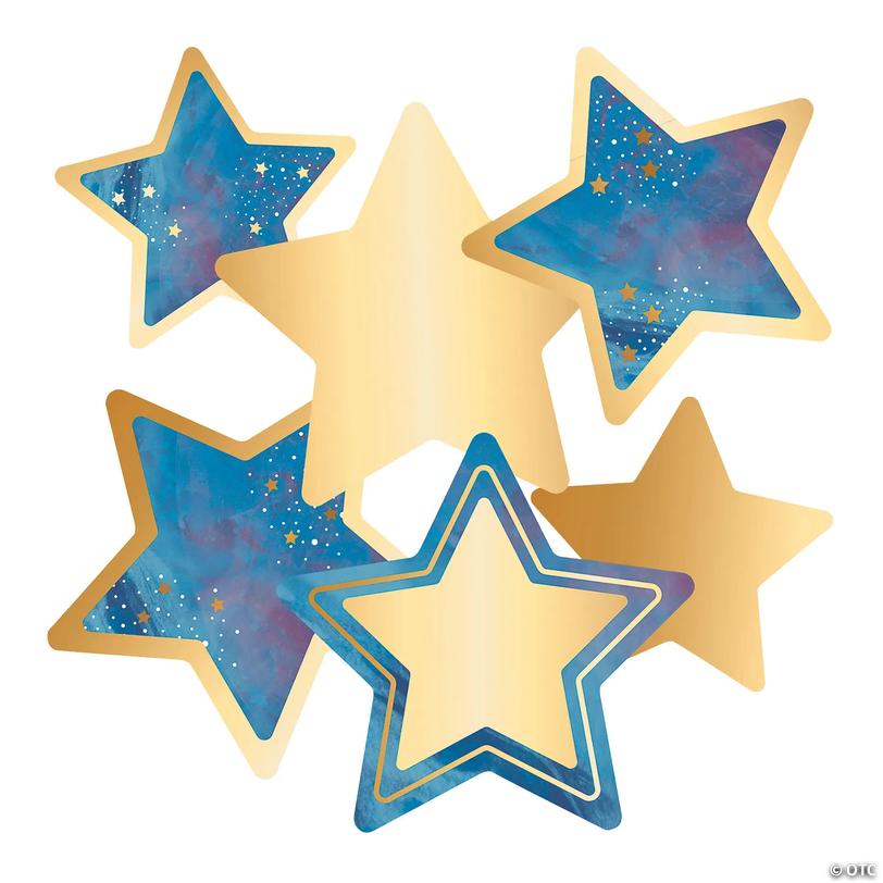 Carson-Dellosa&amp;#174; Galaxy Stars Bulletin Board Cutouts - 36 Pc. Image