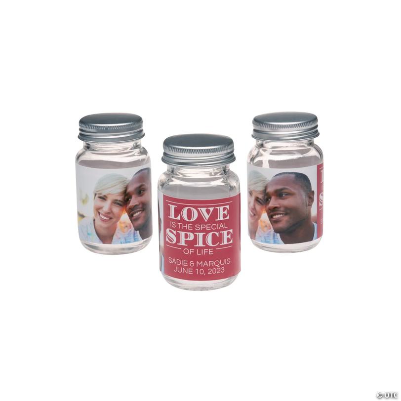 Bulk  50 Pc. Custom Photo Spice Bottle Labels Image
