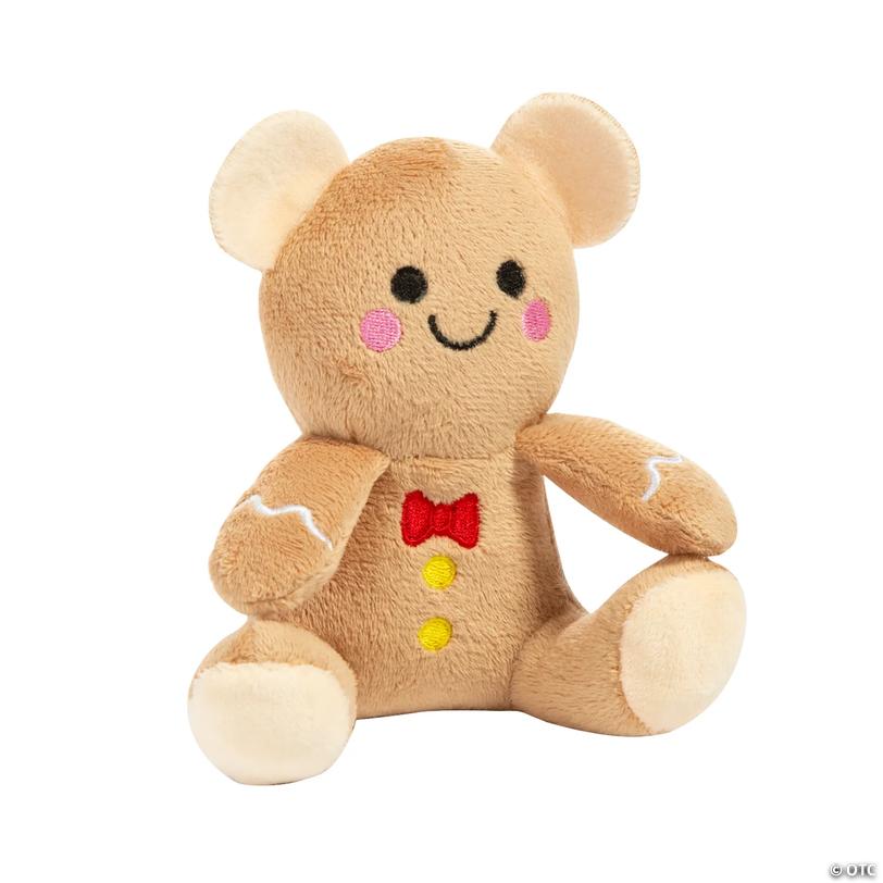 Gingerbread Man Christmas Stuffed Teddy Bears - 12 pc Image