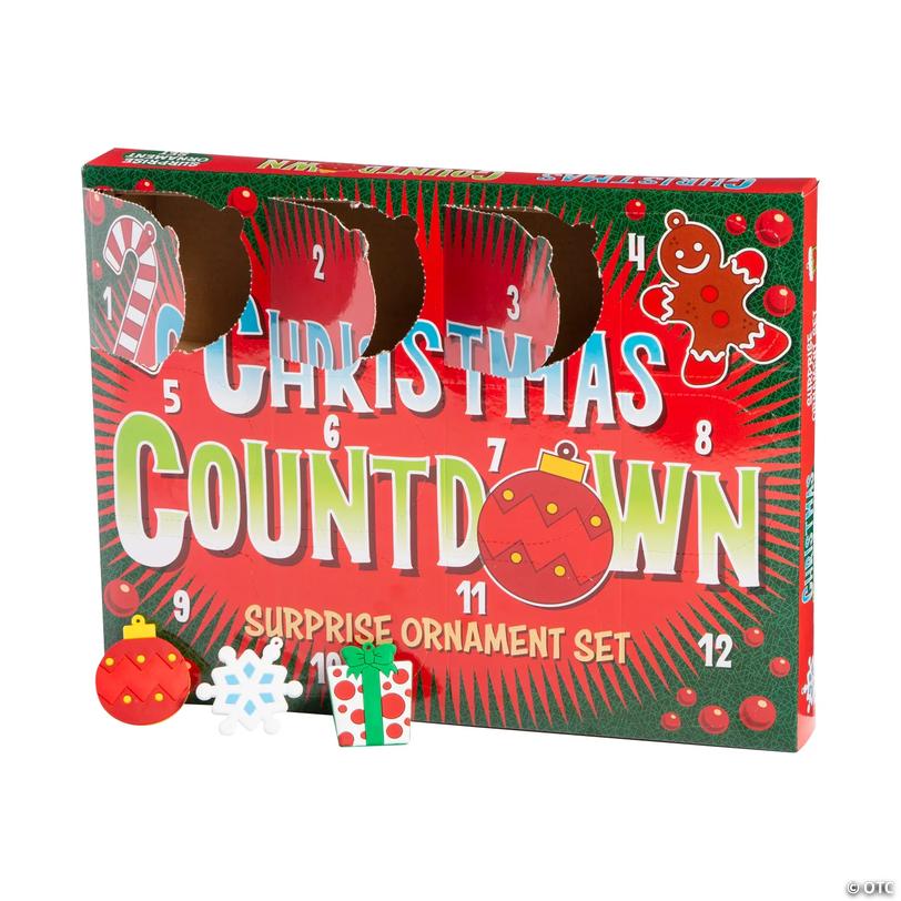 12 Days of Christmas Countdown Ornament Gift Set Image
