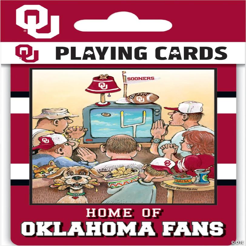 Oklahoma Sooners Fan Deck Playing Cards - 54 Card Deck | Oriental Trading